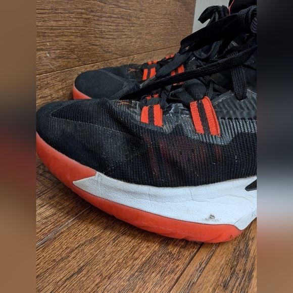 Jordan Zion 1 Black White Crimson Red Basketball Shoes D Mens Size 11 - Picture 10 of 16